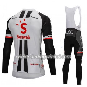Set Fietsshirt Lange Mouw + Lange Koersbroek 2018 Team Sunweb N001